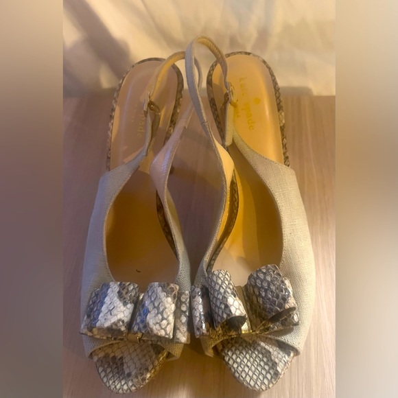 Kate Spade New York sling back heels 8 - Picture 3 of 8